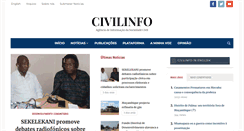 Desktop Screenshot of civilinfo.org.mz